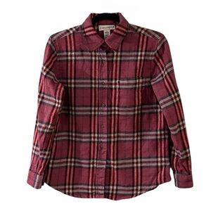 (1980’s) Evan Picone 100% Wool Plaid Button Down Shirt - PTP 20